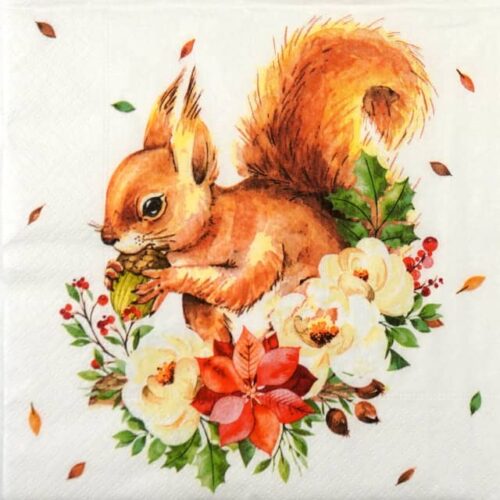Paper Napkin - Sweet Squirrel