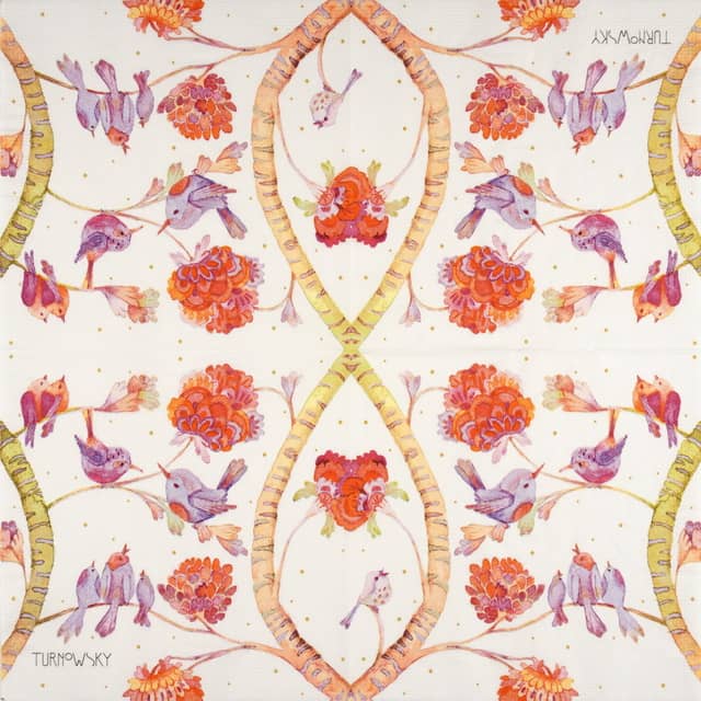 Paper Napkin - Pastel Birds