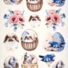 Decoupage Rice Paper A/4 - Bunny and Eggs - 0562