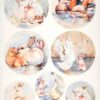 Decoupage Rice Paper A/4 - Bunny and Friends - 1349