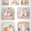 Decoupage Rice Paper A/3 - Bunny and Friends - 3685