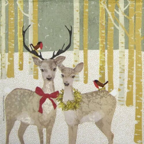 Lunch Napkins (20) - Carson Higham: Winter Friends