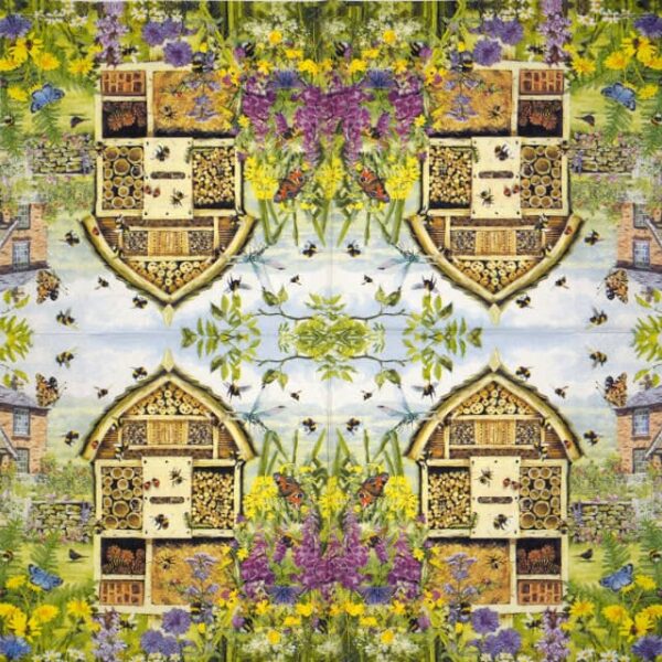 Paper Napkins - Bee Hotel (20 pieces) - Image 2