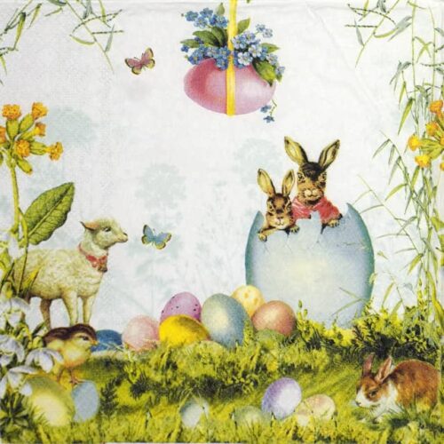 Paper Napkin - Easter Surprise