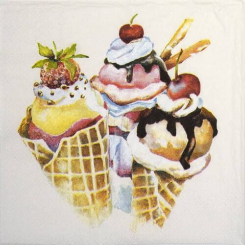 Paper Napkin - Ice cream