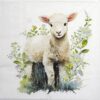 Paper Napkin - Lamb