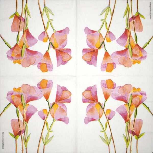 Paper Napkin - Watercolour flowers