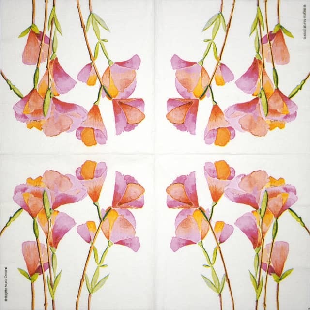 Paper Napkin - Watercolour flowers