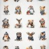 Rice Paper Decoupage - Winter Aminals - R2305
