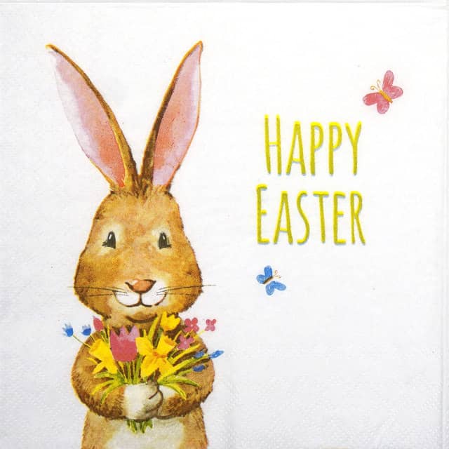 Paper Napkin - Happy Easter