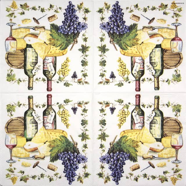 Paper-napkin-Ambiente-Wine-and-Cheese-13306815