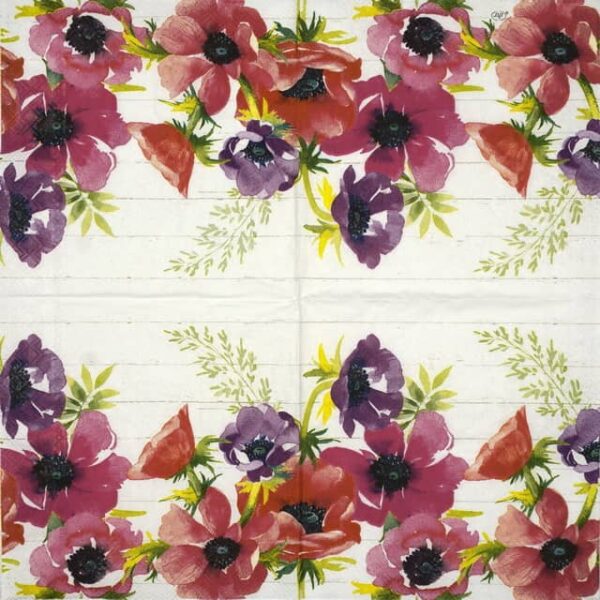 Paper Napkins - Poppy (20 pieces) - Image 2