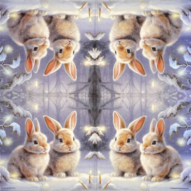 Paper Napkin - Welcome winter