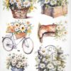 AB Studio Decoupage Rice Paper A/4 - Vibrand Daisy