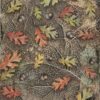 Stamperia Rice Paper A4 - Forest Acorns and Leaves - DFSA4953