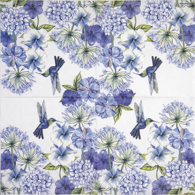Paper-napkin-Ambiente-hummingbird-13313250