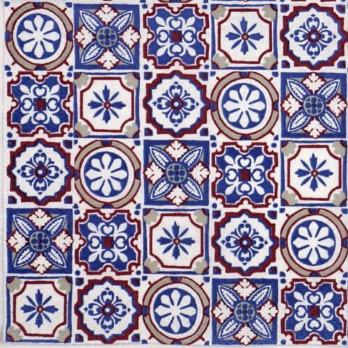 Cocktail Decoupage Napkin - Caro Indigo