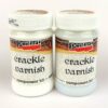 Two bottles of Pentart Crackle Varnish component 1 and 2 for classic crackle effect